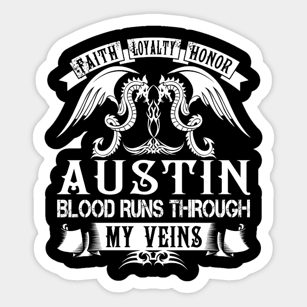 AUSTIN Sticker by DOmiti